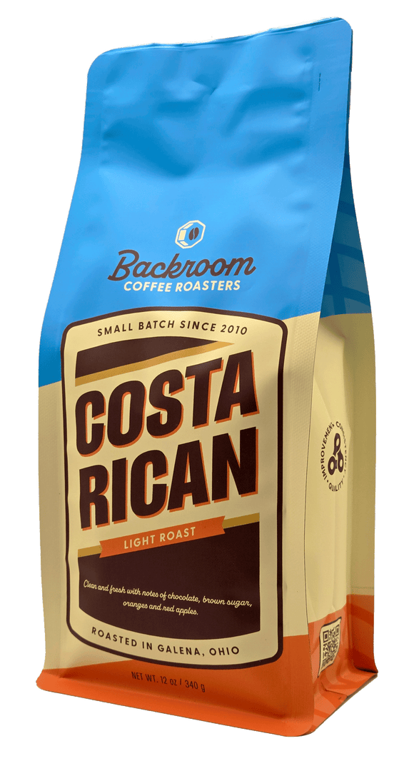 Costa Rica Light Roast Coffee | Backroom Coffee Roasters